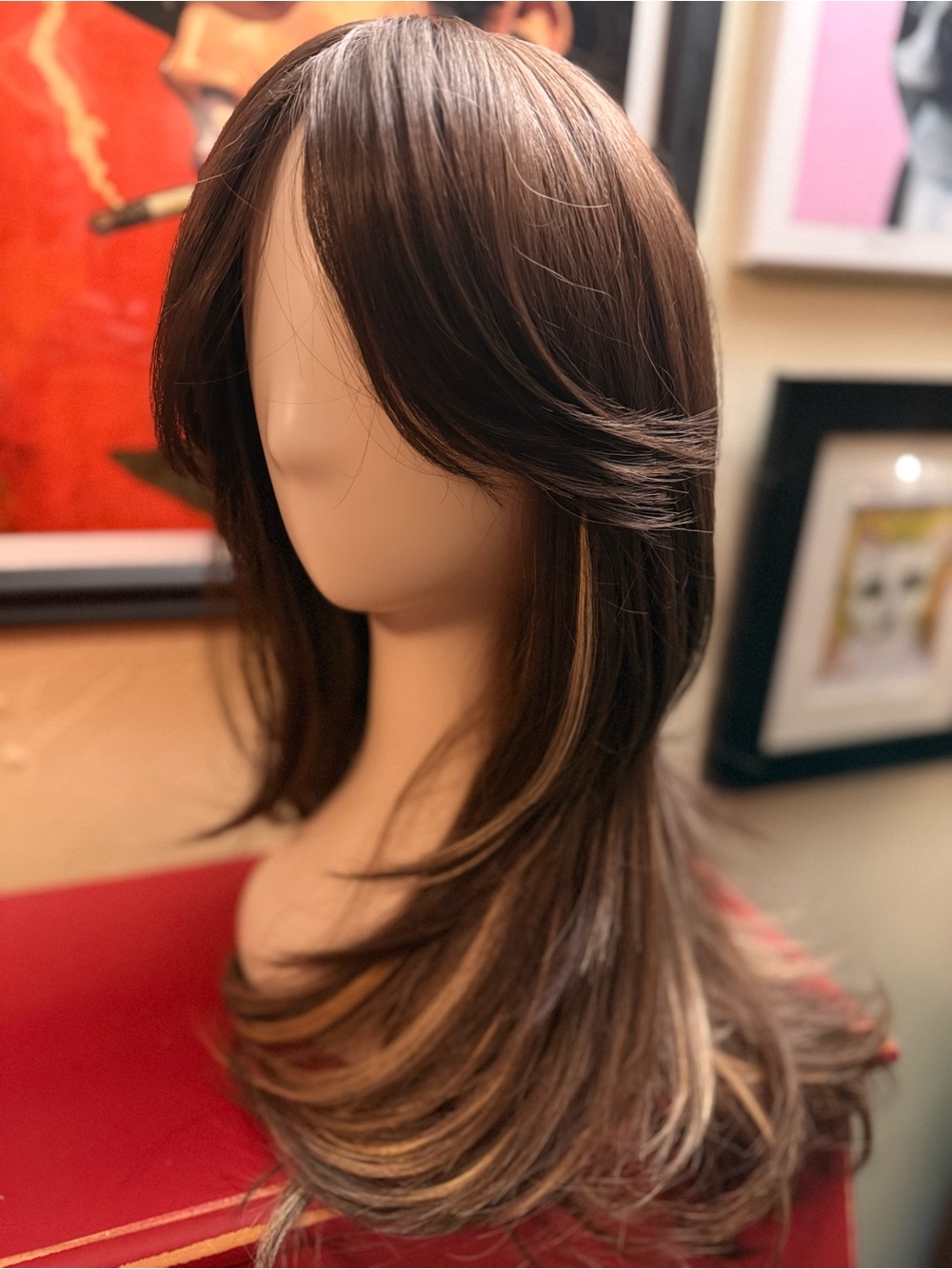 22” Highlighted Wig